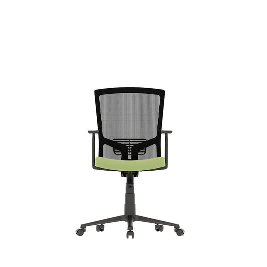 Flow Sustainable Office Chair - Mesh - Mid Back - Moss Green 02